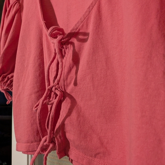 FREE PEOPLE kitty tee - pink - large - Picture 3 of 6